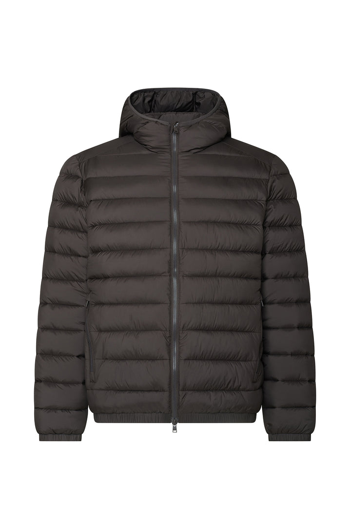 Giubbotto piumino con cappuccio basic|Colore:Moro