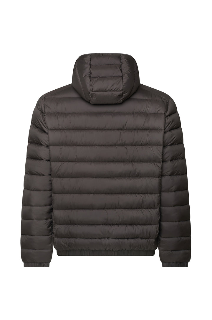 Giubbotto piumino con cappuccio basic|Colore:Moro