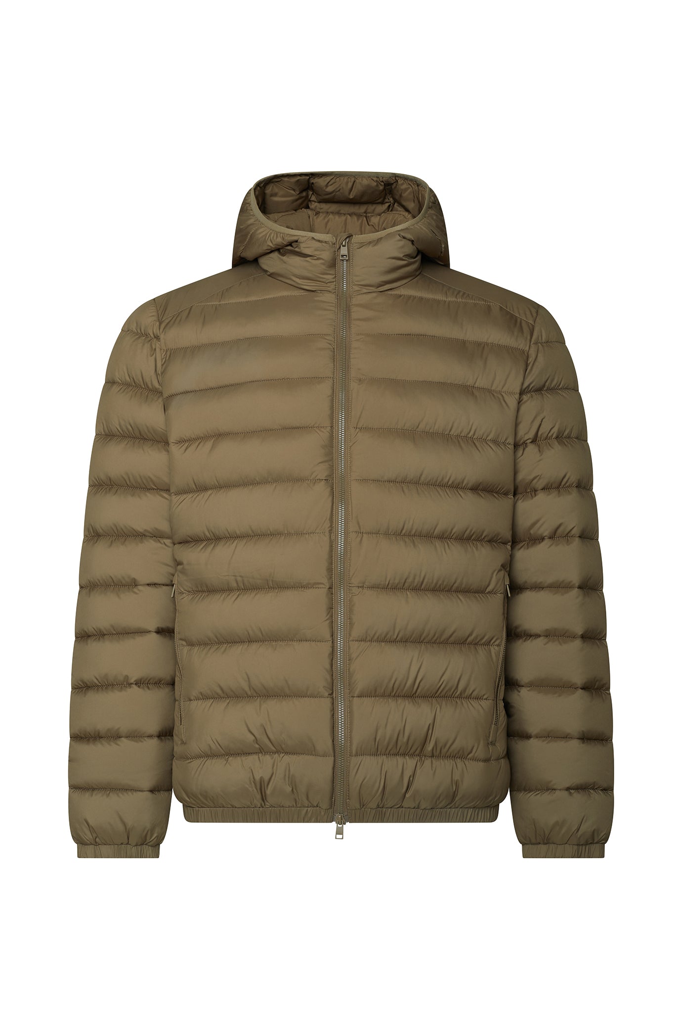 Giubbotto piumino con cappuccio basic|Colore:Fango