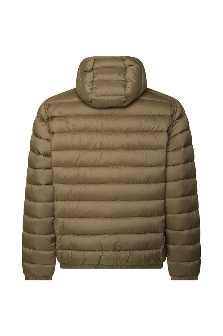 Giubbotto piumino con cappuccio basic|Colore:Fango