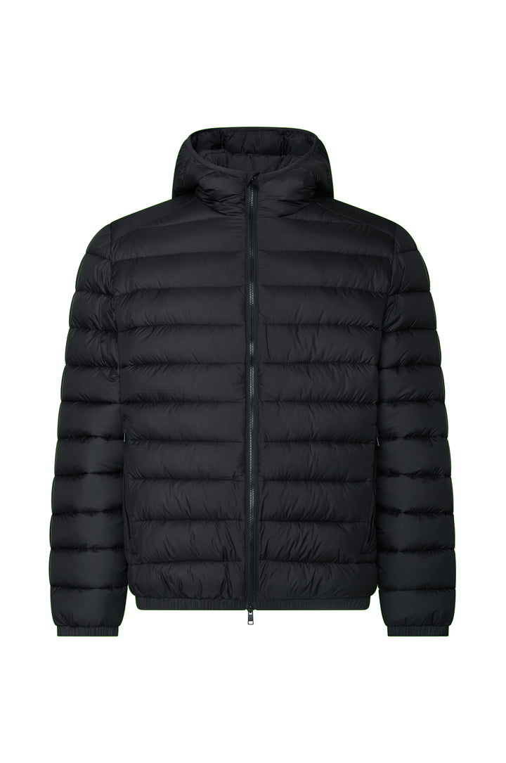 Giubbotto piumino con cappuccio basic|Colore:Nero