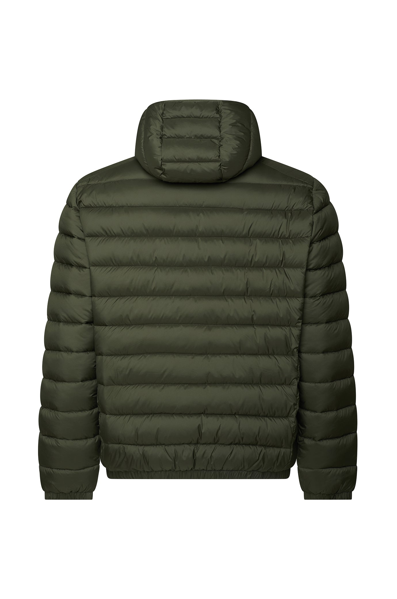 Giubbotto piumino con cappuccio basic|Colore:Verde militare