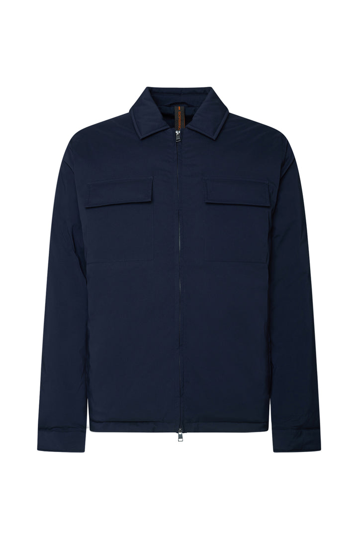 Giubbotto piumino con doppia tasca|Colore:Blu/navy