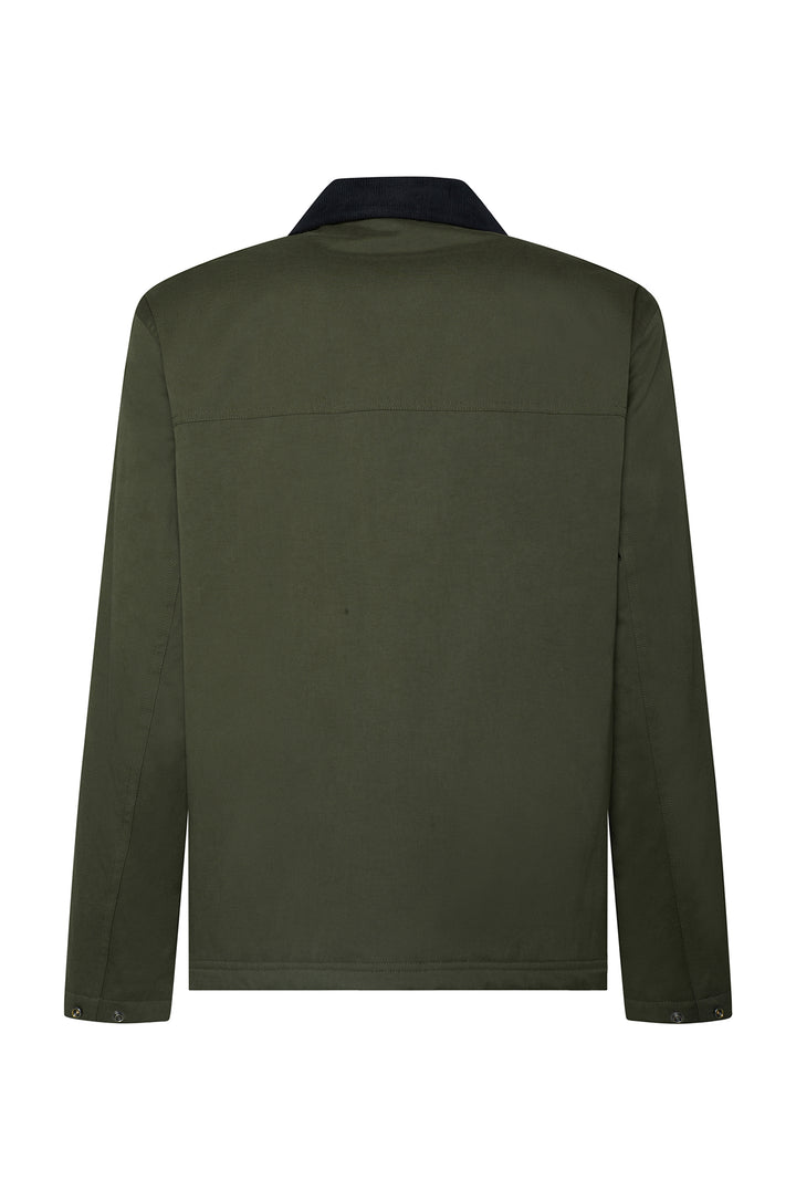 Giubbotto con alamari|Colore:Verde militare