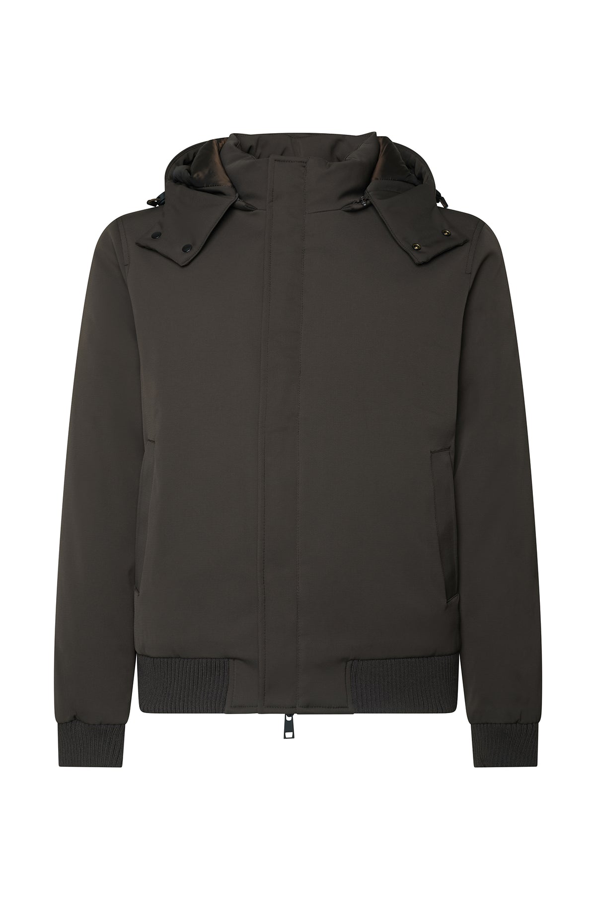 Giubbotto tecnico con cappuccio removibile|Colore:Moro