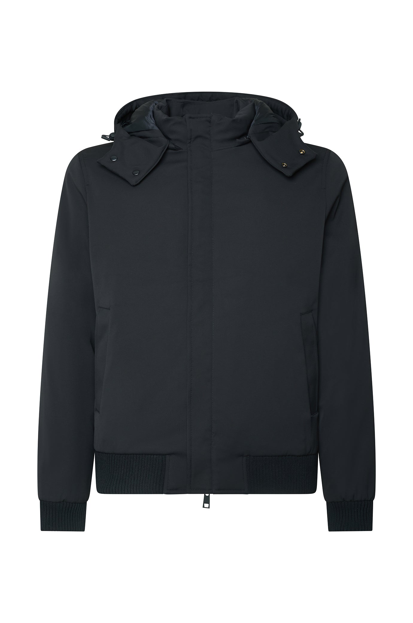 Giubbotto tecnico con cappuccio removibile|Colore:Nero