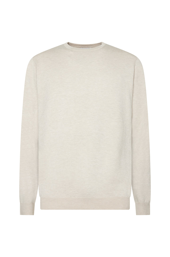 Pullover basic|Colore:Beige/melange
