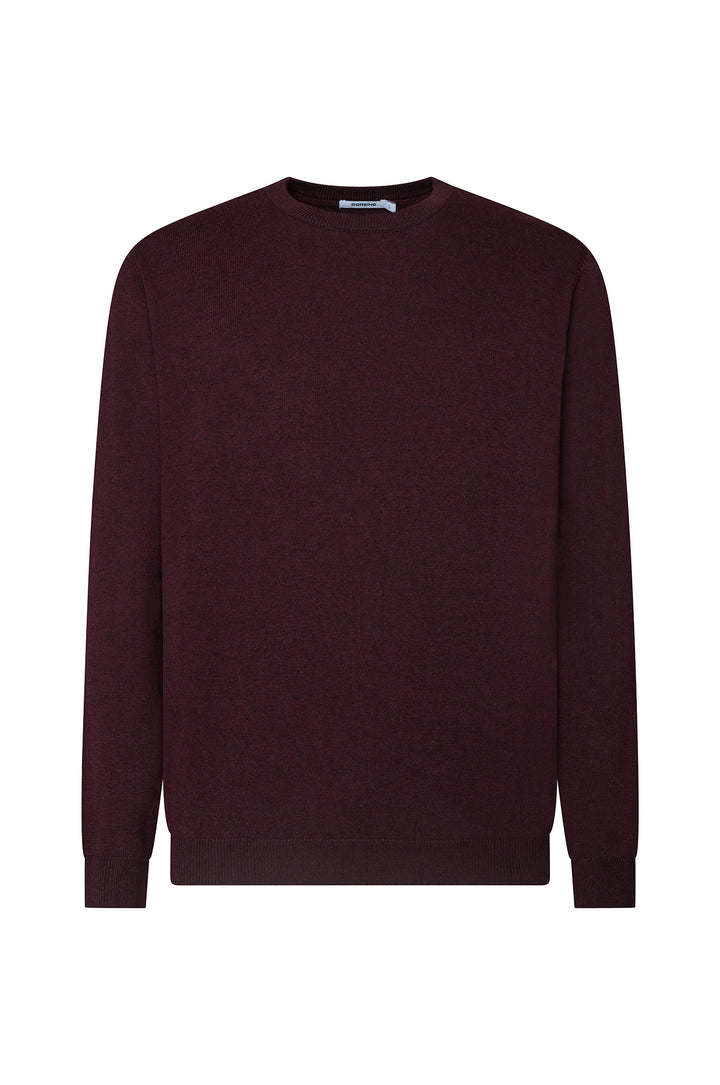 Pullover basic|Colore:Bordo'-melange