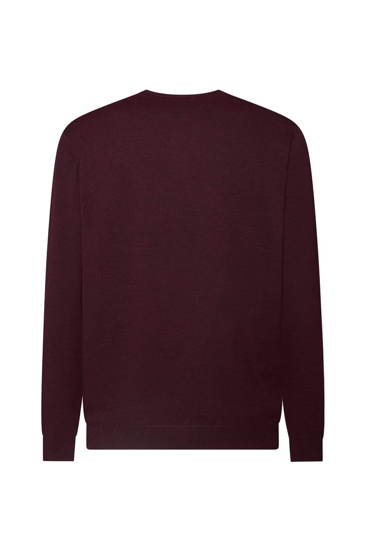 Pullover basic|Colore:Bordo'-melange