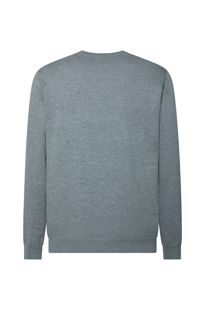 Pullover basic|Colore:Grigio melange