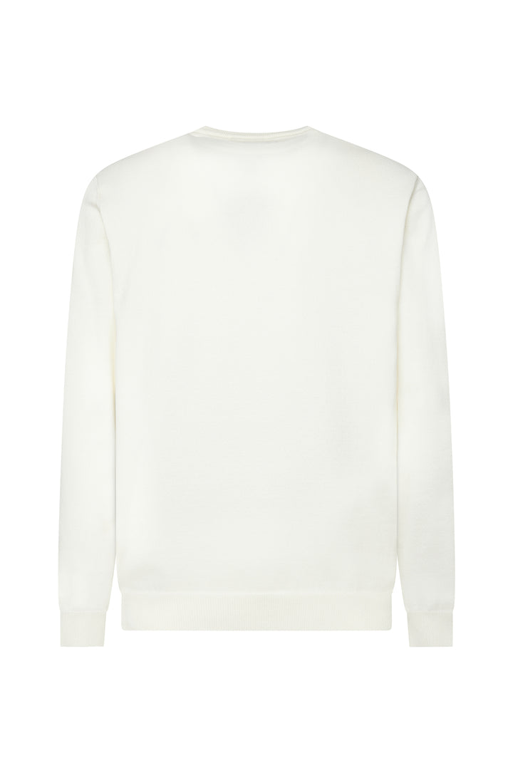 Pullover basic|Colore:Off white
