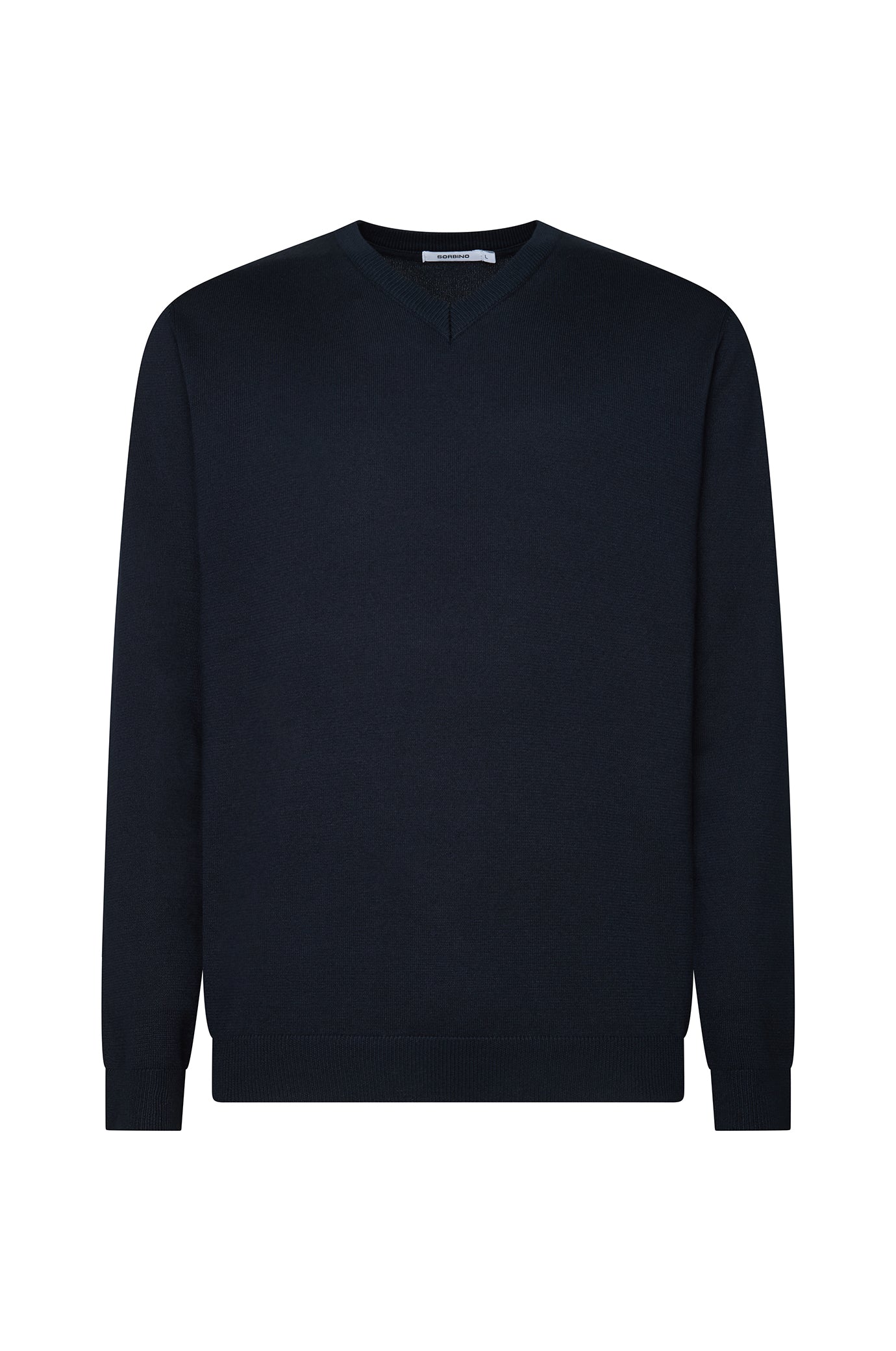 Pullover scollo a V basic|Colore:Blu/navy