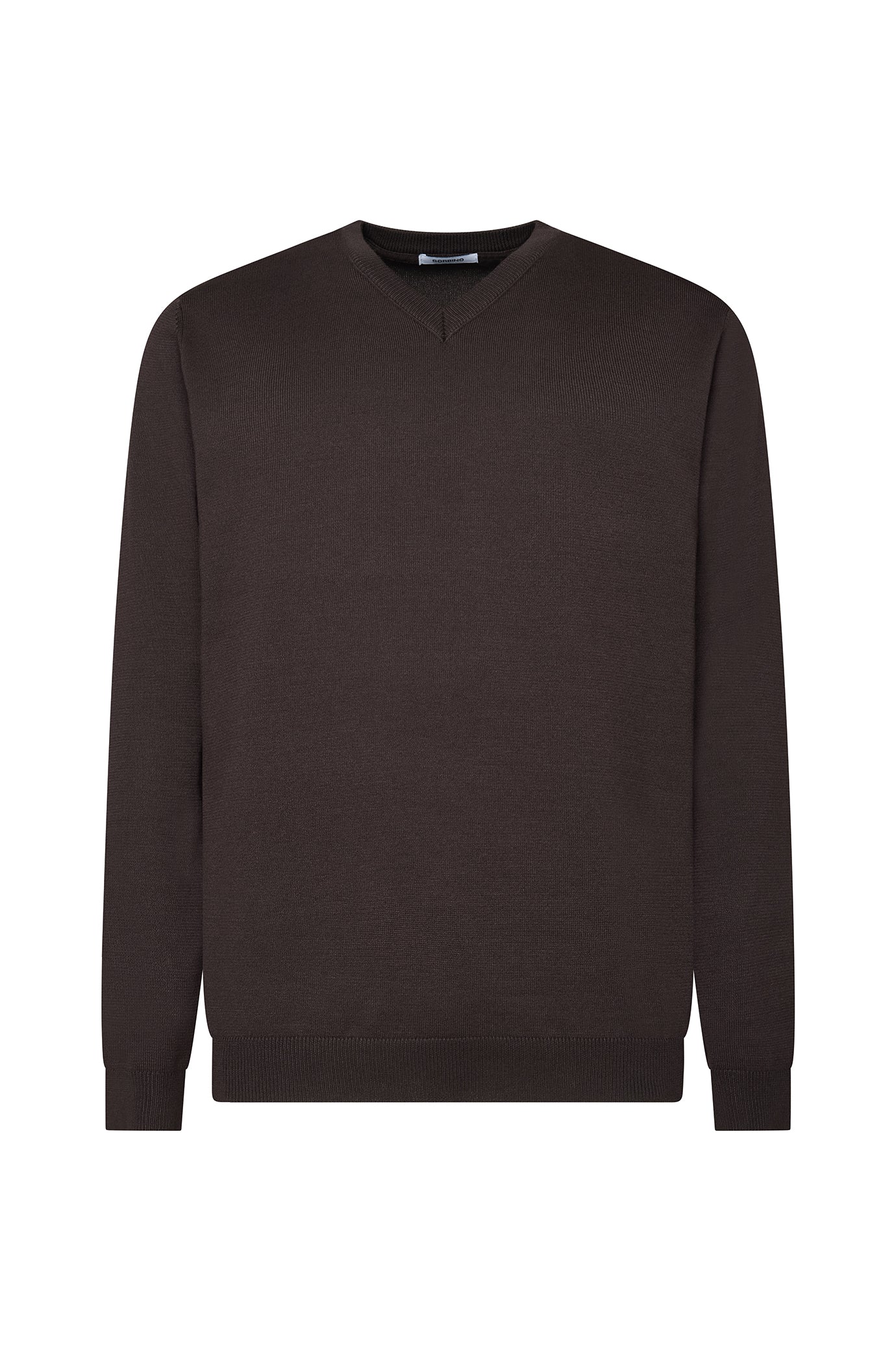 Pullover scollo a V basic|Colore:Moro