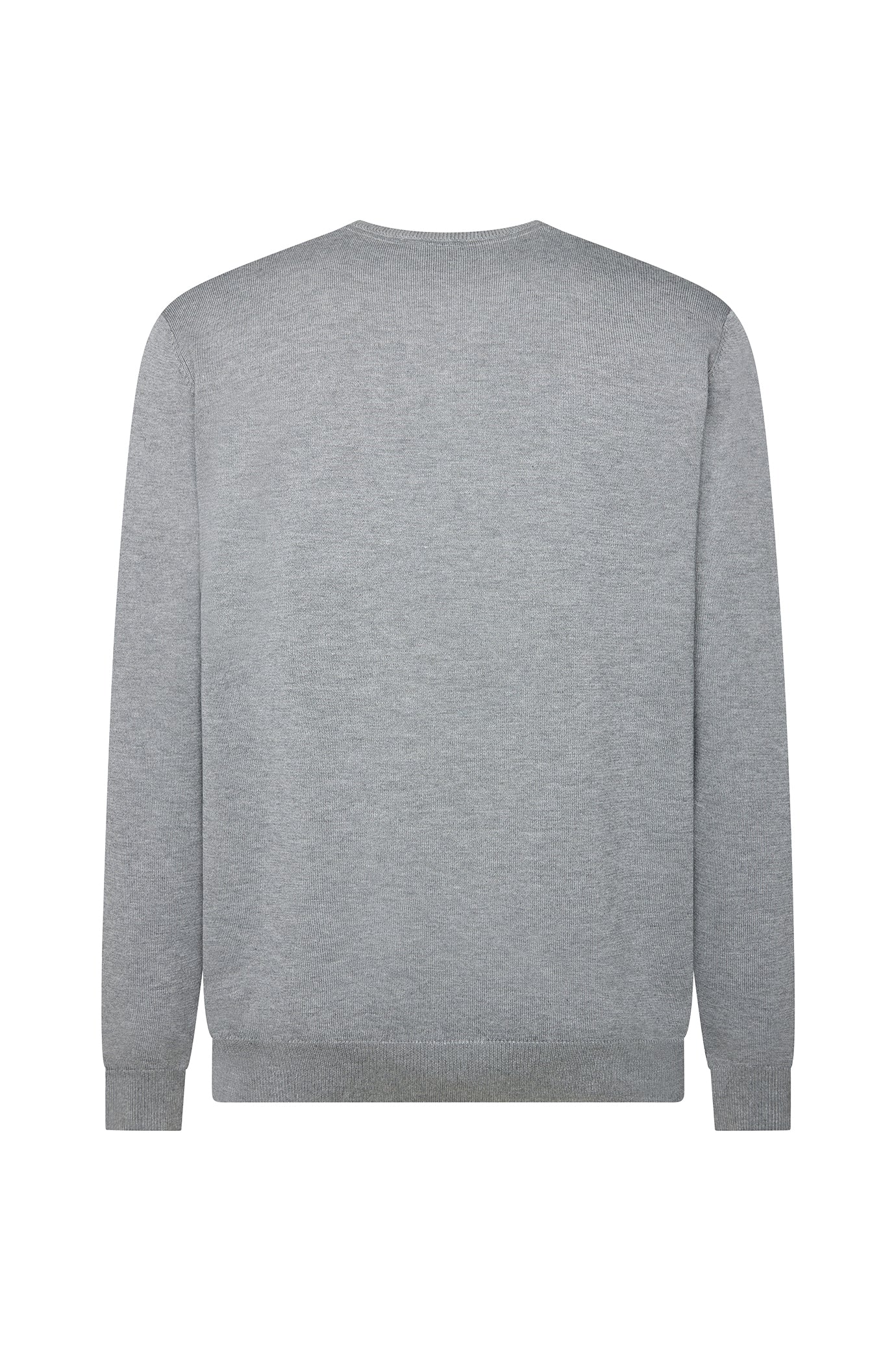 Pullover scollo a V basic|Colore:Grigio/melange