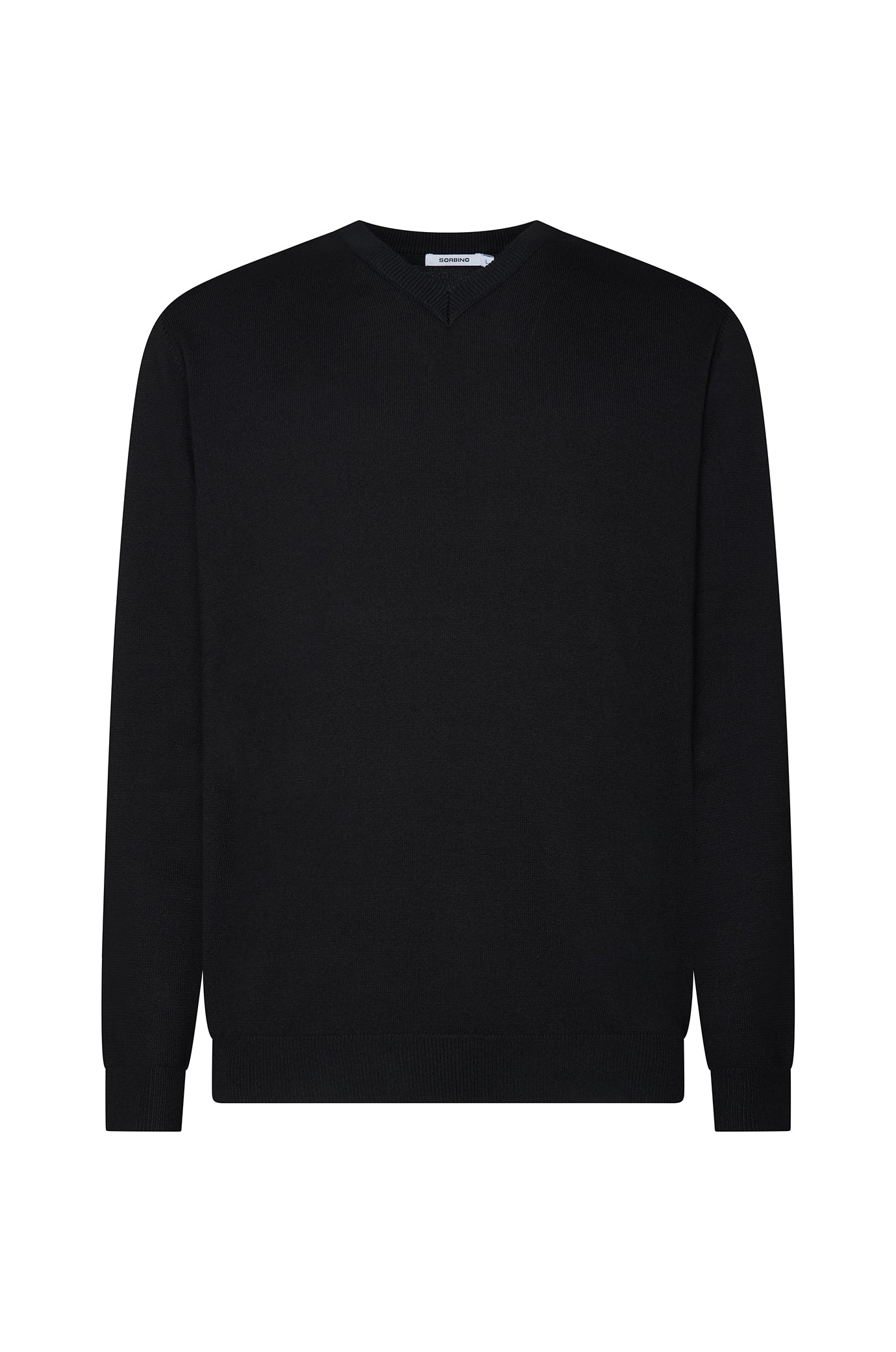 Pullover scollo a V basic|Colore:Nero