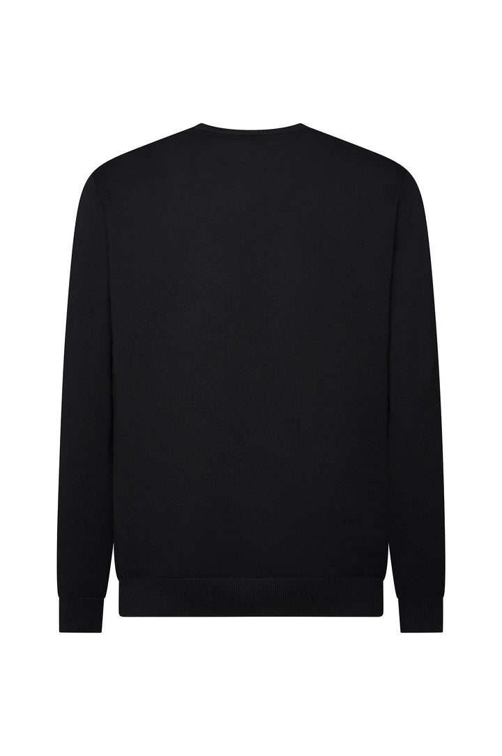 Pullover scollo a V basic|Colore:Nero