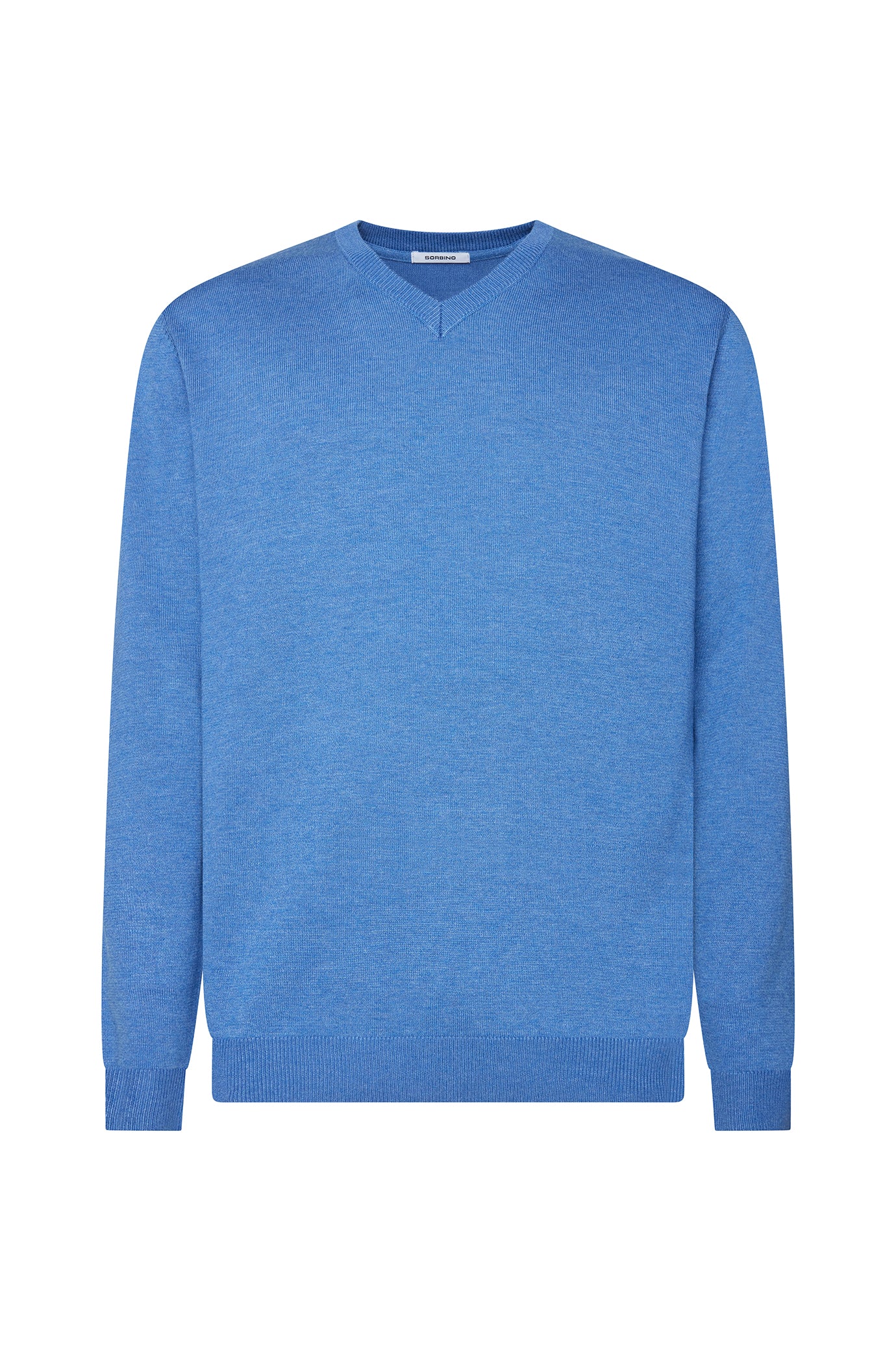 Pullover scollo a V basic|Colore:Zaffiro