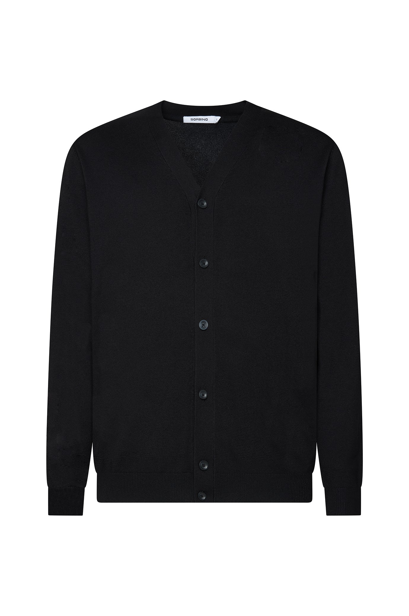 Cardigan con bottoni basic|Colore:Nero