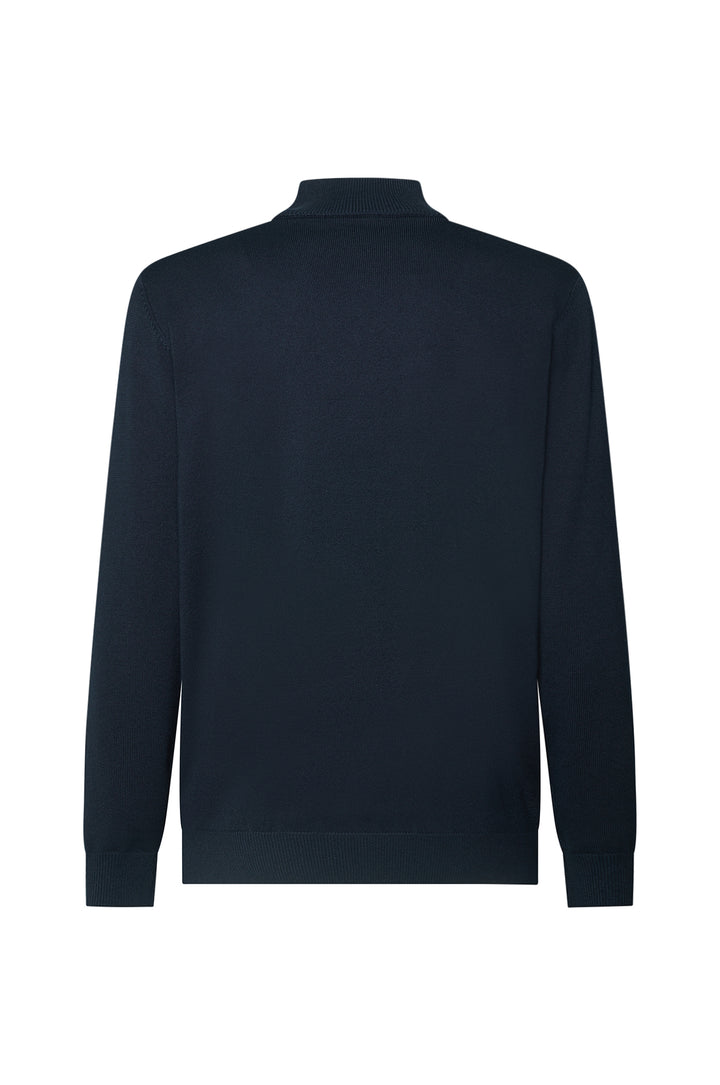 Pullover lupetto basic|Colore:Blu/navy