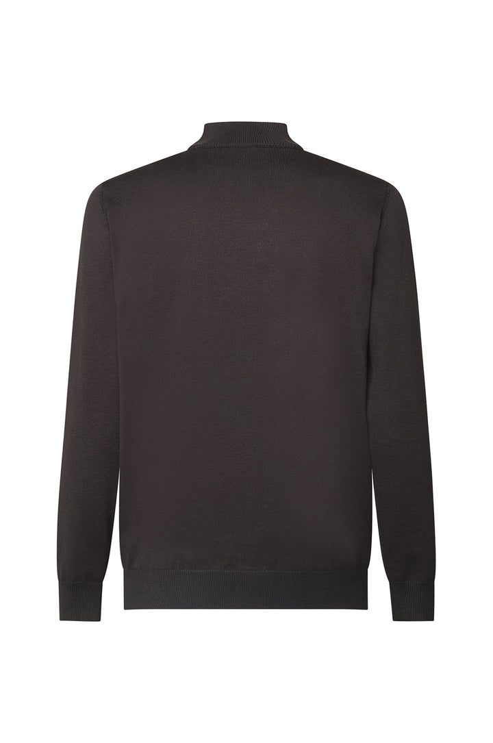 Pullover lupetto basic|Colore:Moro