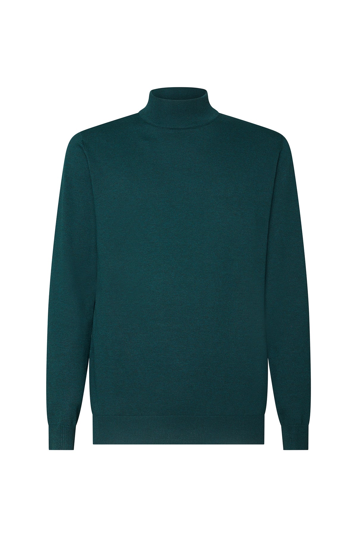 Pullover lupetto basic|Colore:Foresta melange