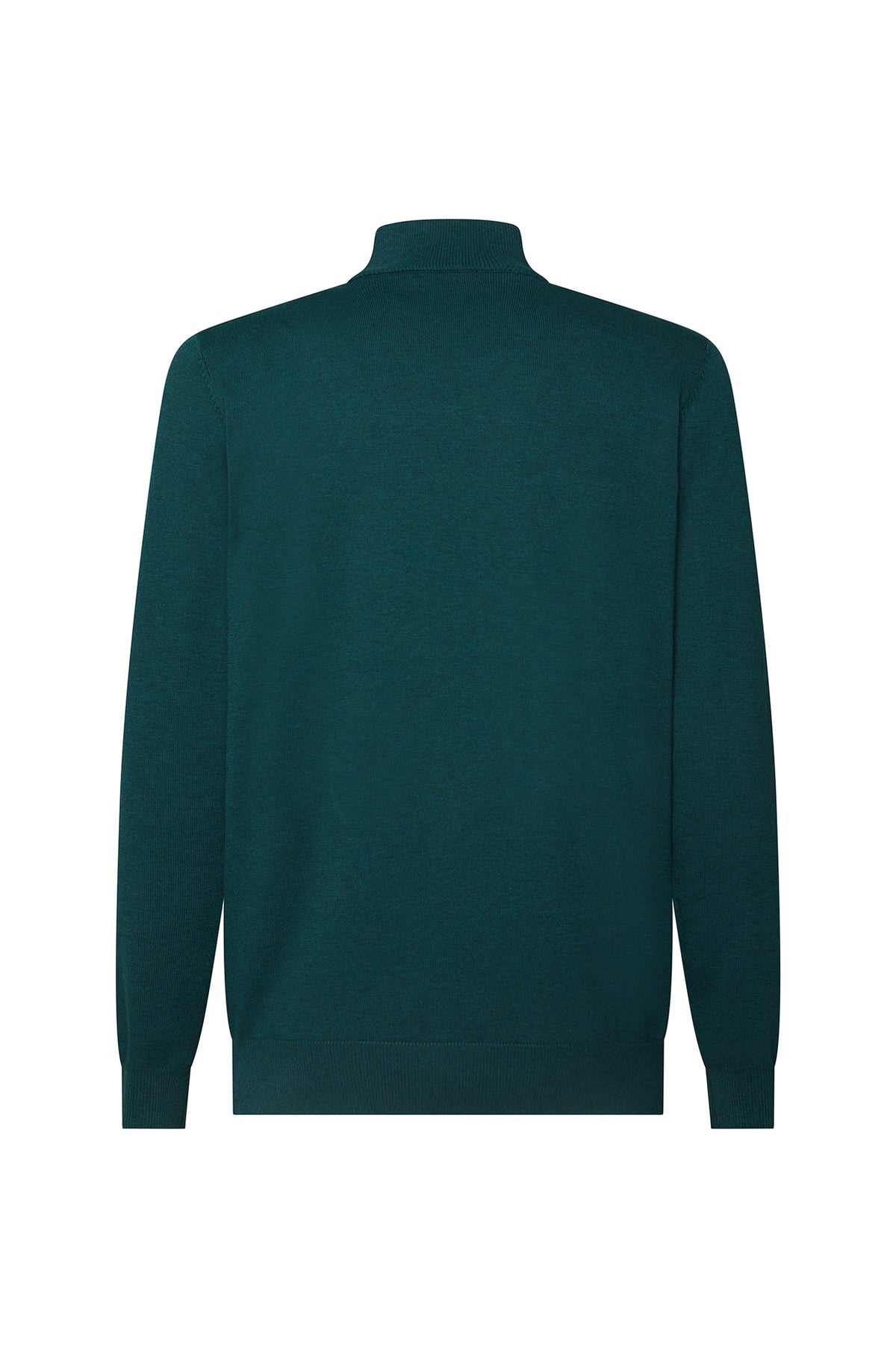 Pullover lupetto basic|Colore:Foresta melange