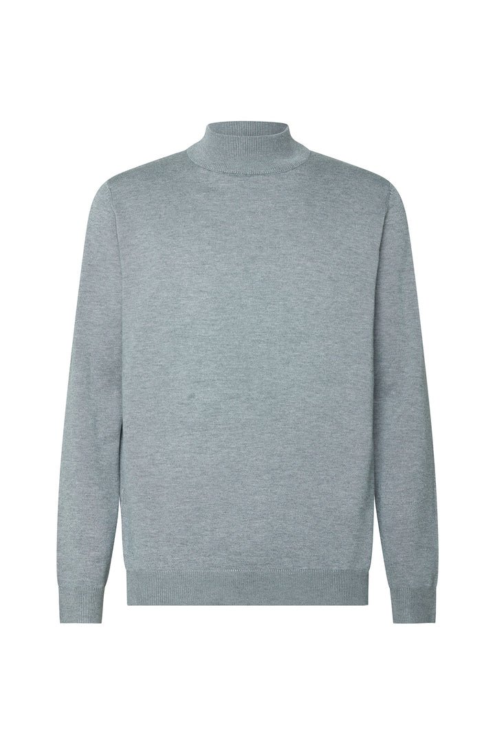 Pullover lupetto basic|Colore:Grigio melange