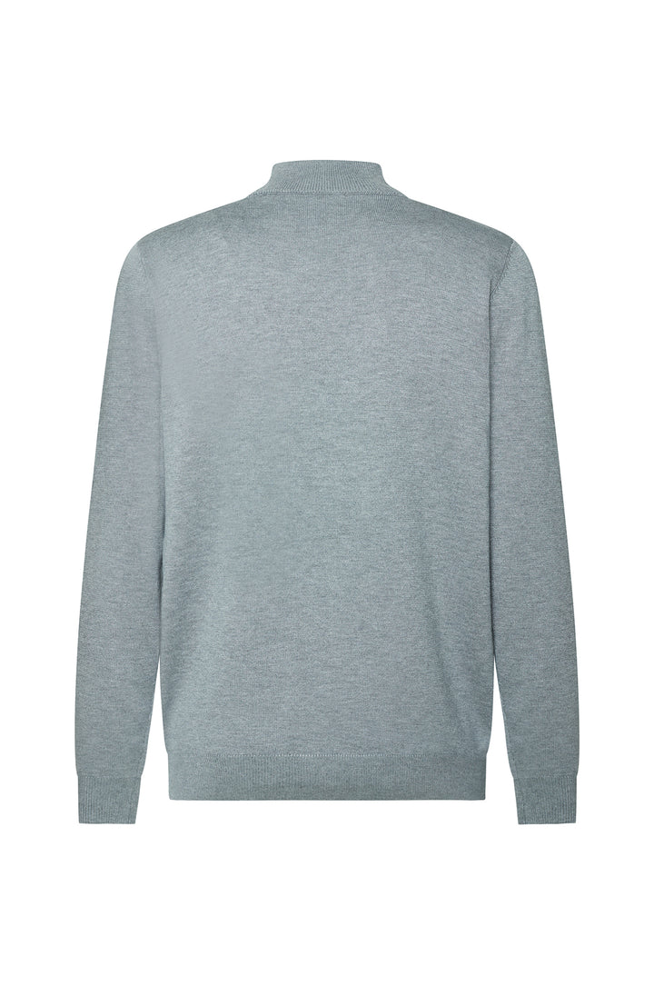 Pullover lupetto basic|Colore:Grigio melange
