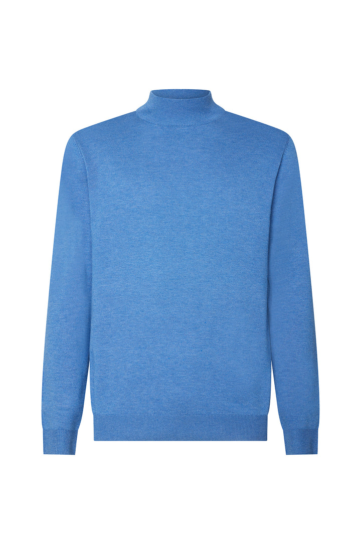 Pullover lupetto basic|Colore:Zaffiro