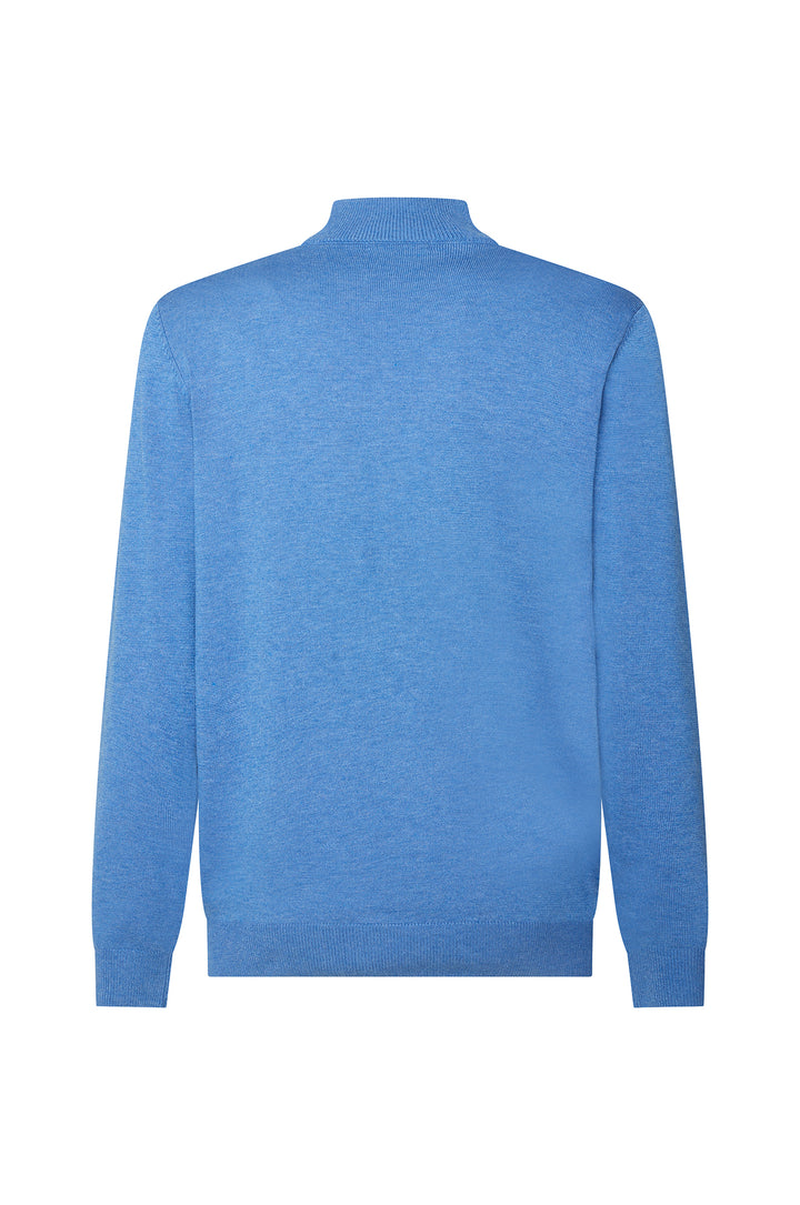 Pullover lupetto basic|Colore:Zaffiro