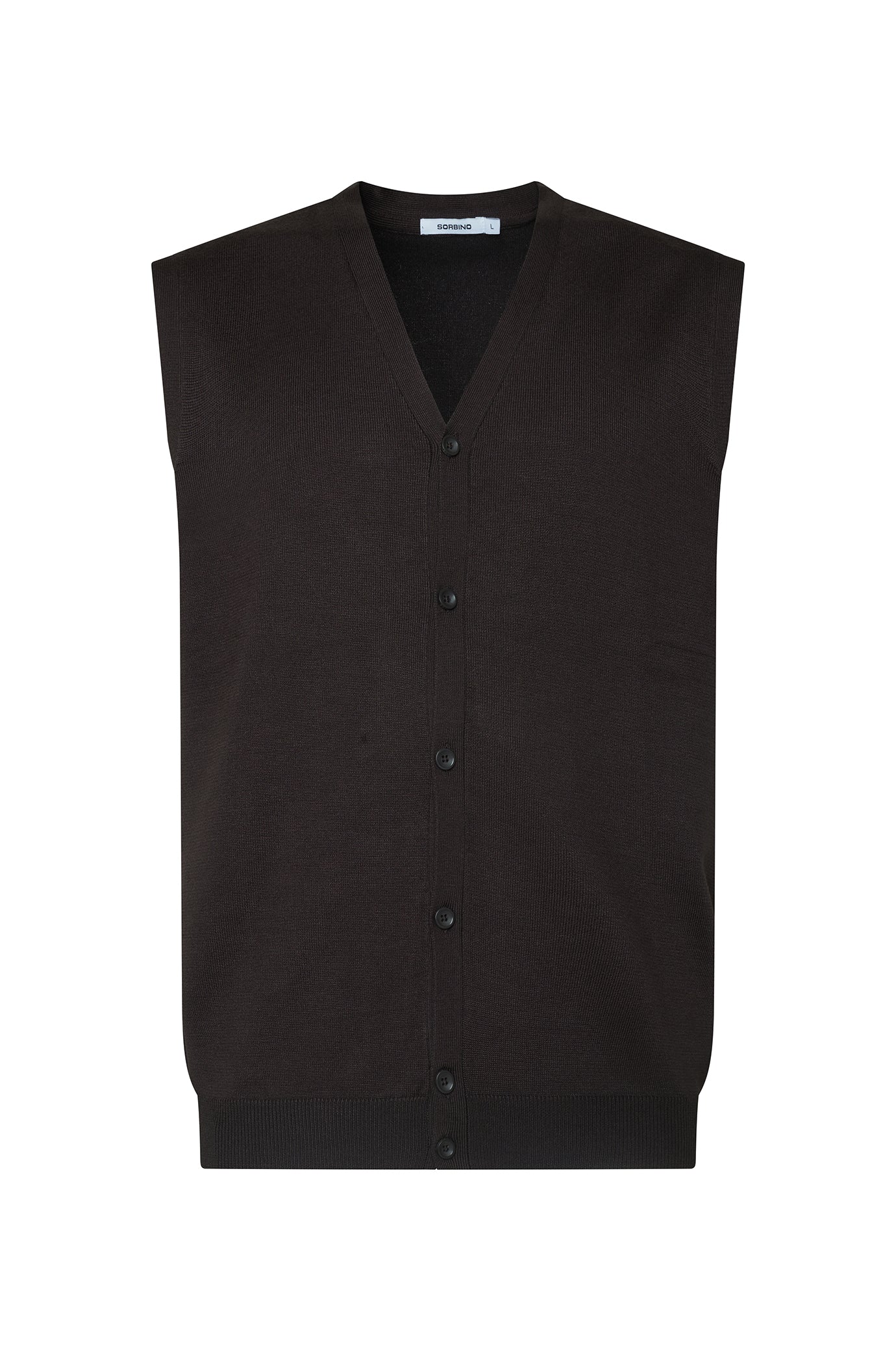 Gilet basic|Colore:Moro
