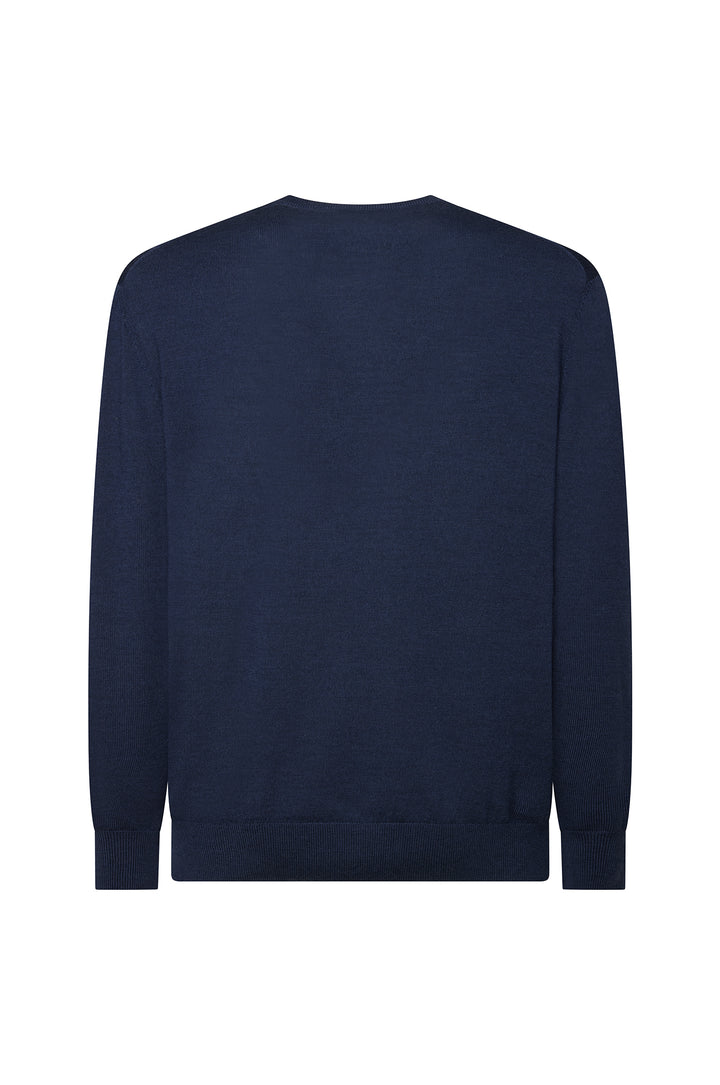Pullover 100% Lana|Colore:Blu/navy