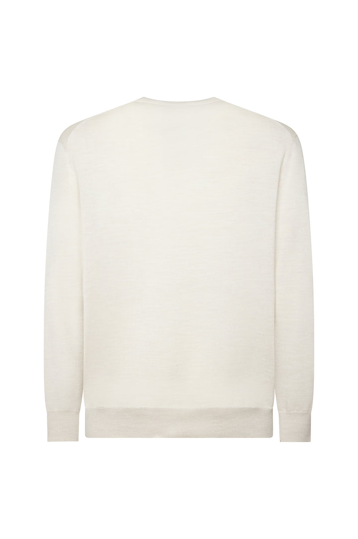 Pullover 100% Lana|Colore:Gesso