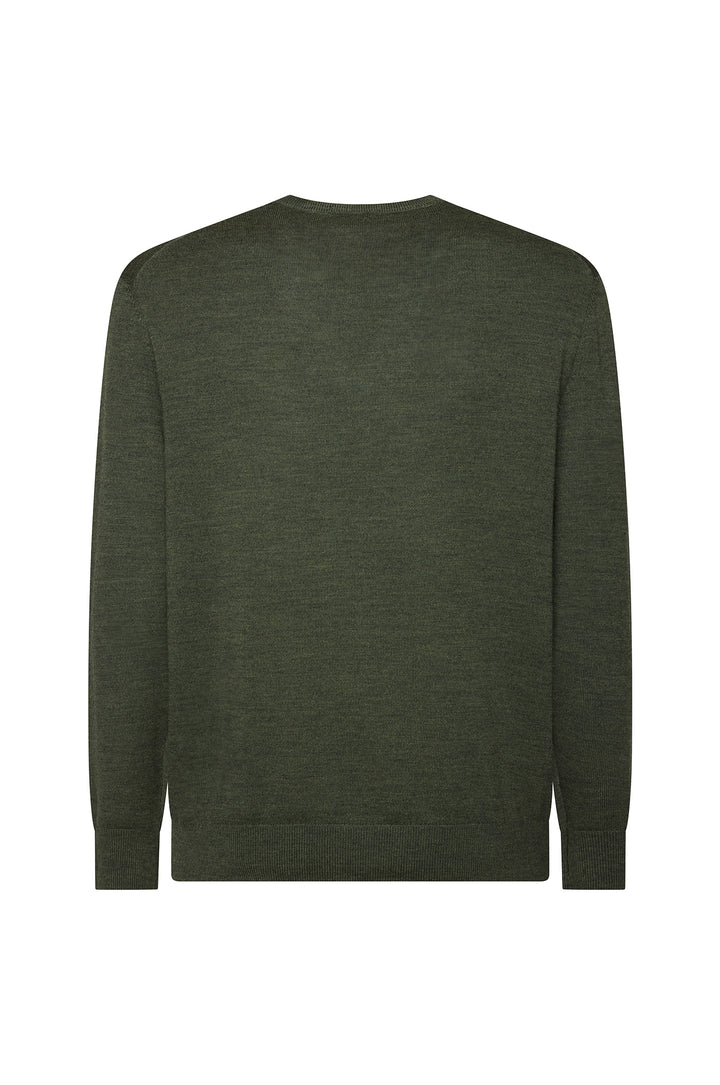 Pullover 100% Lana|Colore:Bosco