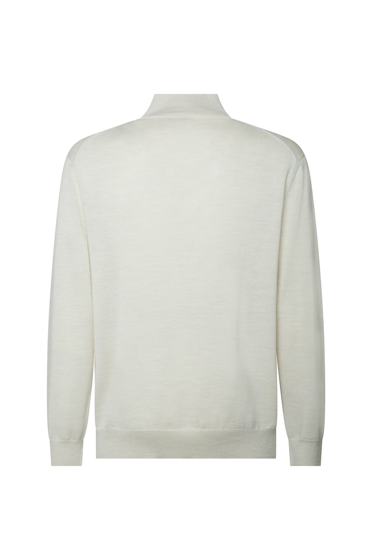 Pullover lupetto 100% Lana Merinos|Colore:Gesso