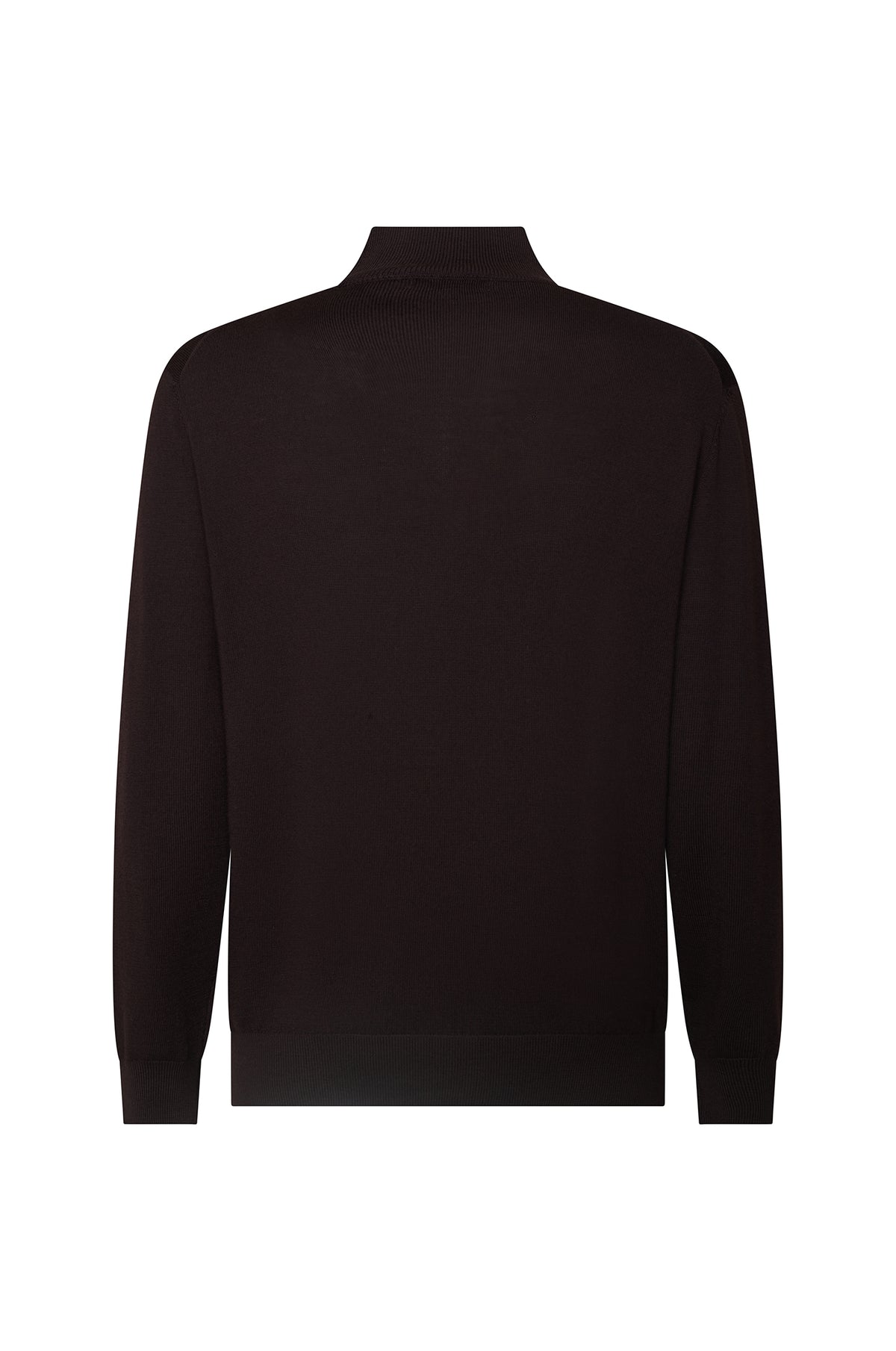 Pullover lupetto 100% Lana Merinos|Colore:Melanzana