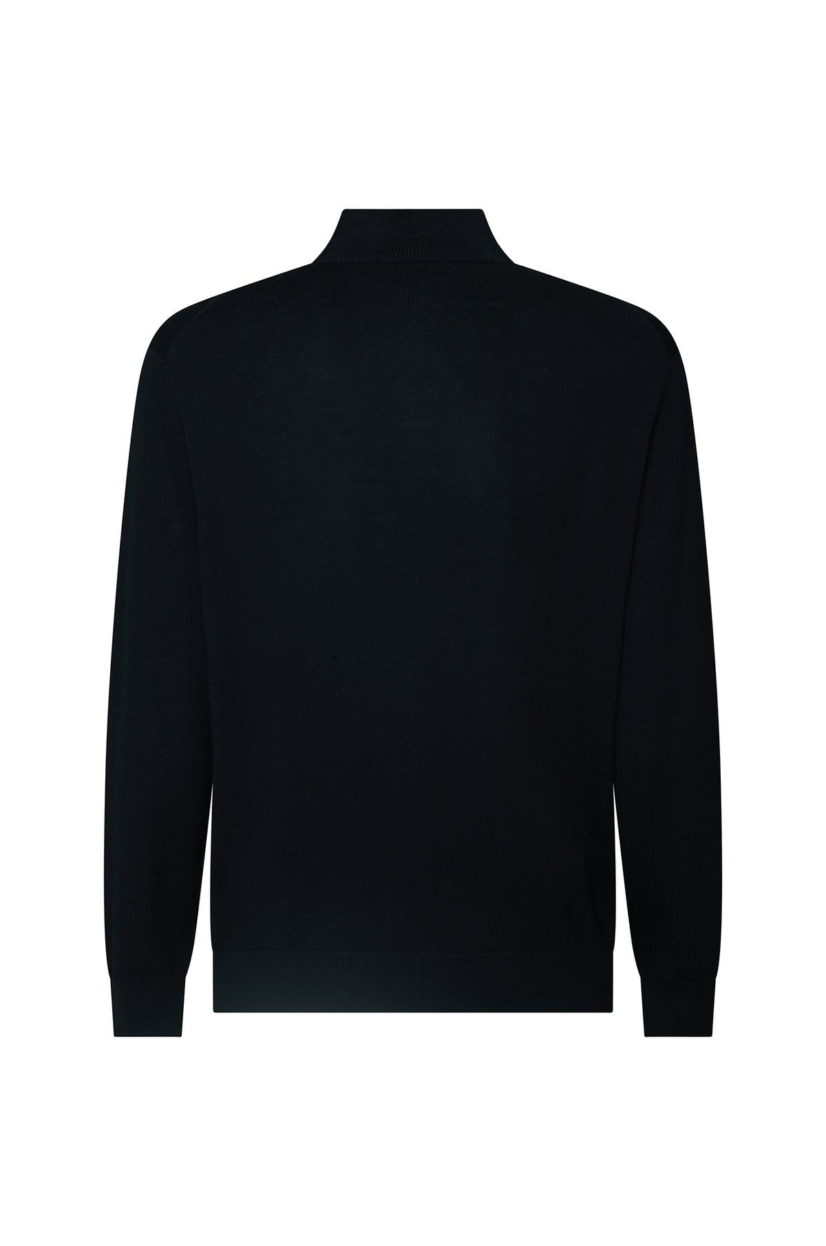 Pullover lupetto 100% Lana Merinos|Colore:Nero