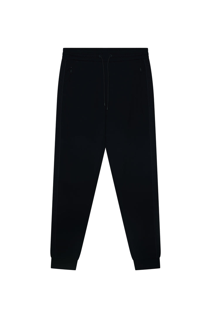 Pantaloni jogger coordiati con bande|Colore:Blu/navy