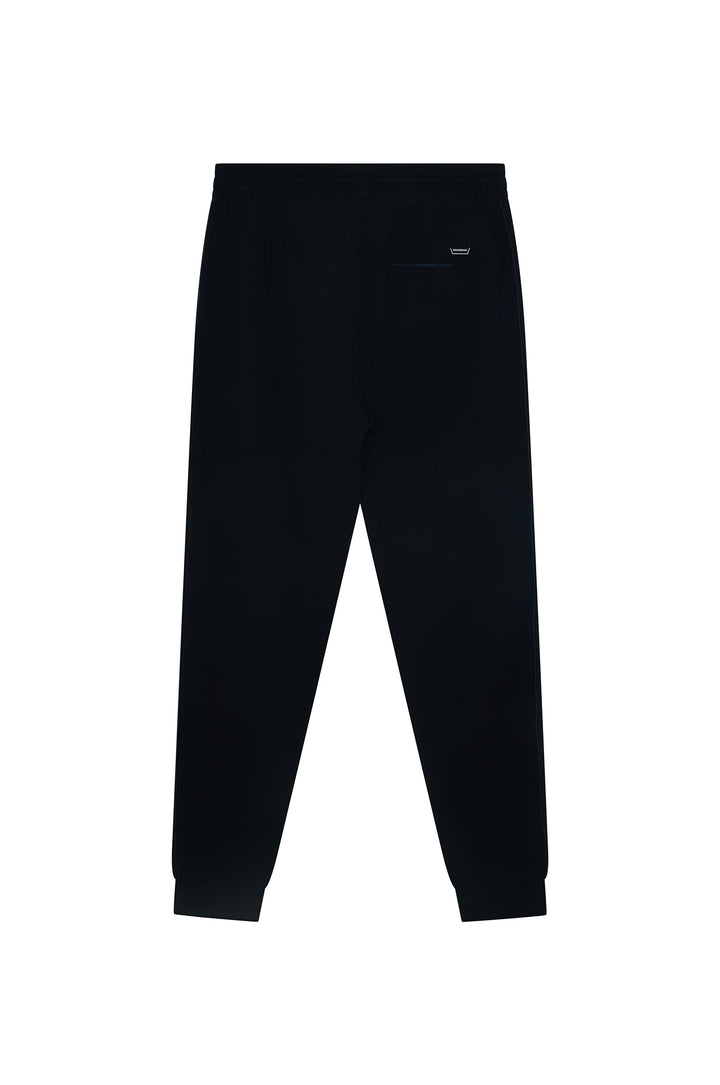 Pantaloni jogger coordiati con bande|Colore:Blu/navy