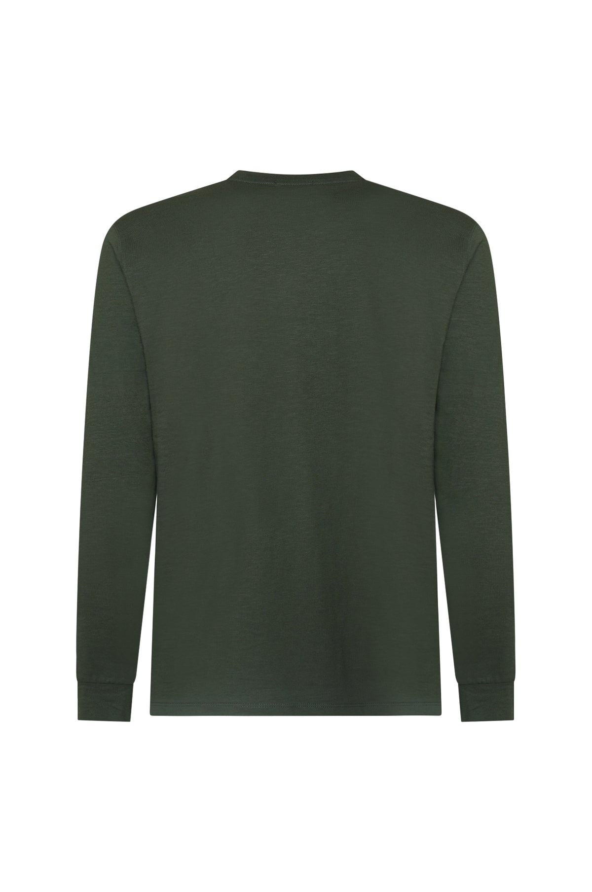 T-shirt a manica lunga|Colore:Verde militare