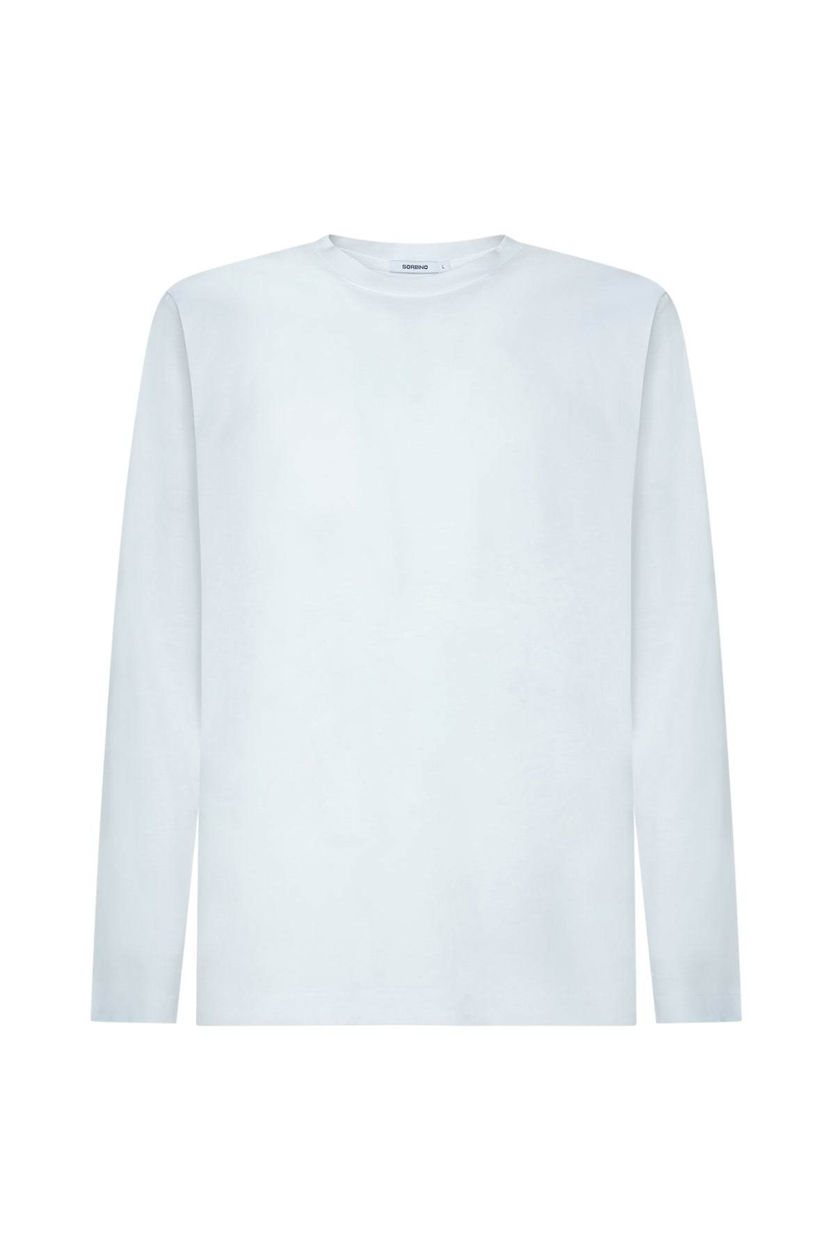 T-shirt manica lunga cotone mercerizzato|Colore:Bianco