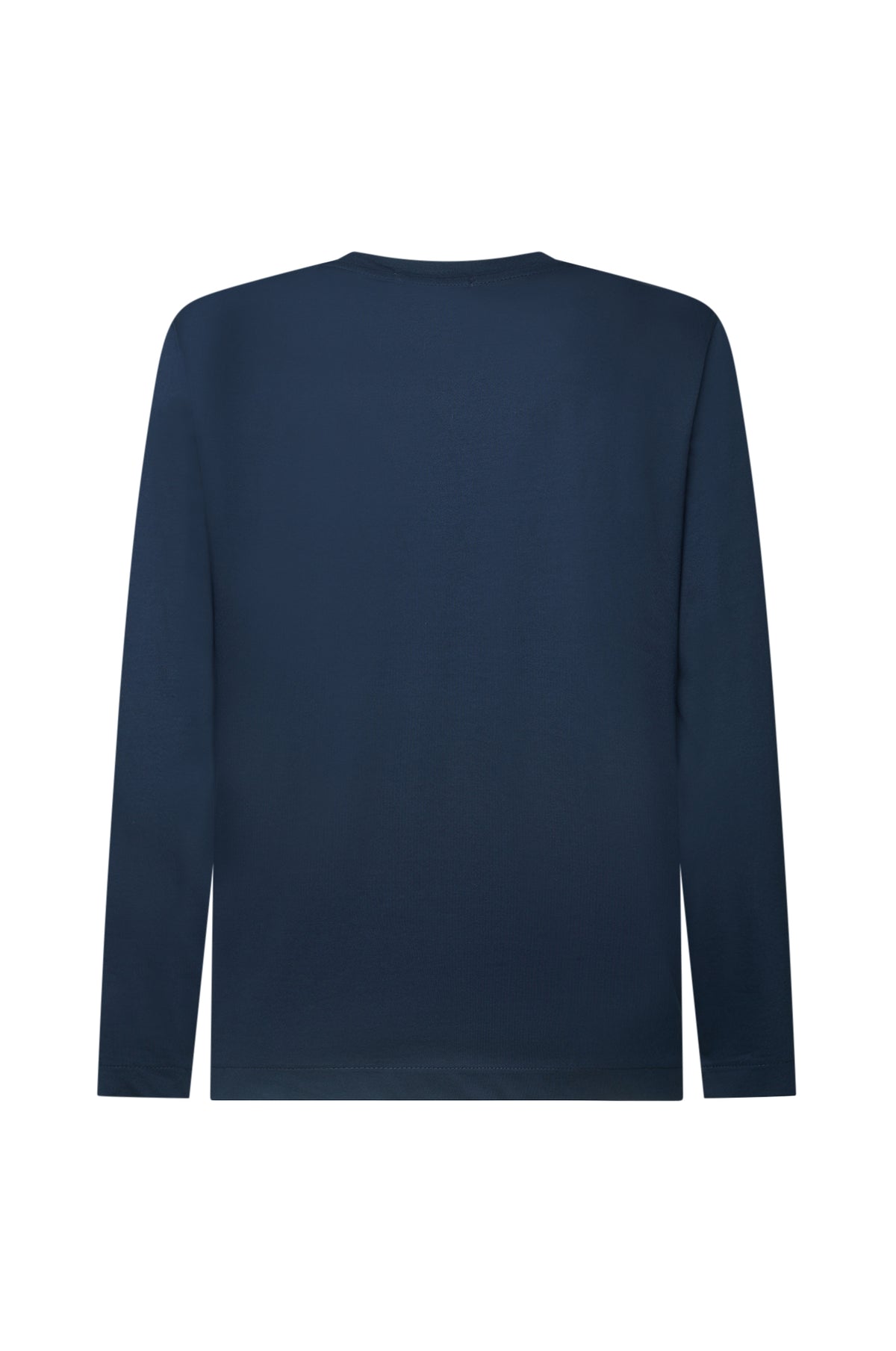 T-shirt manica lunga cotone mercerizzato|Colore:Blu/navy