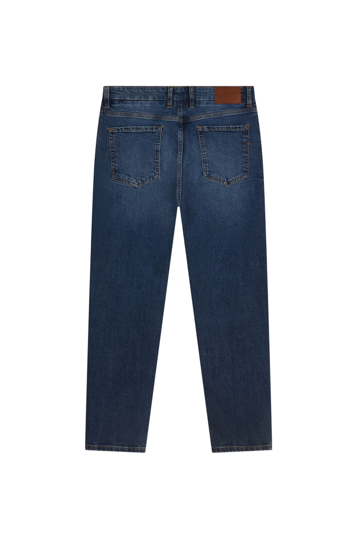 Jeans chinos slim fit lavaggio scuro|Colore:Denim