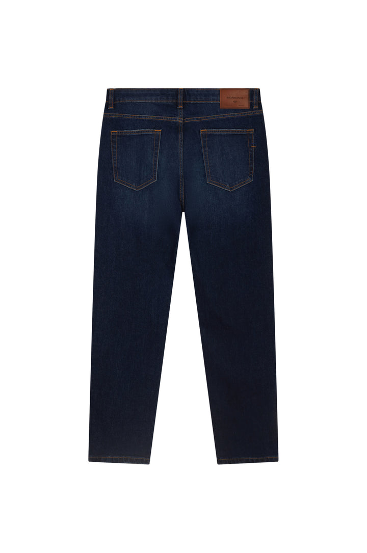Jeans 5 tasche slim lavaggio scuro|Colore:Denim