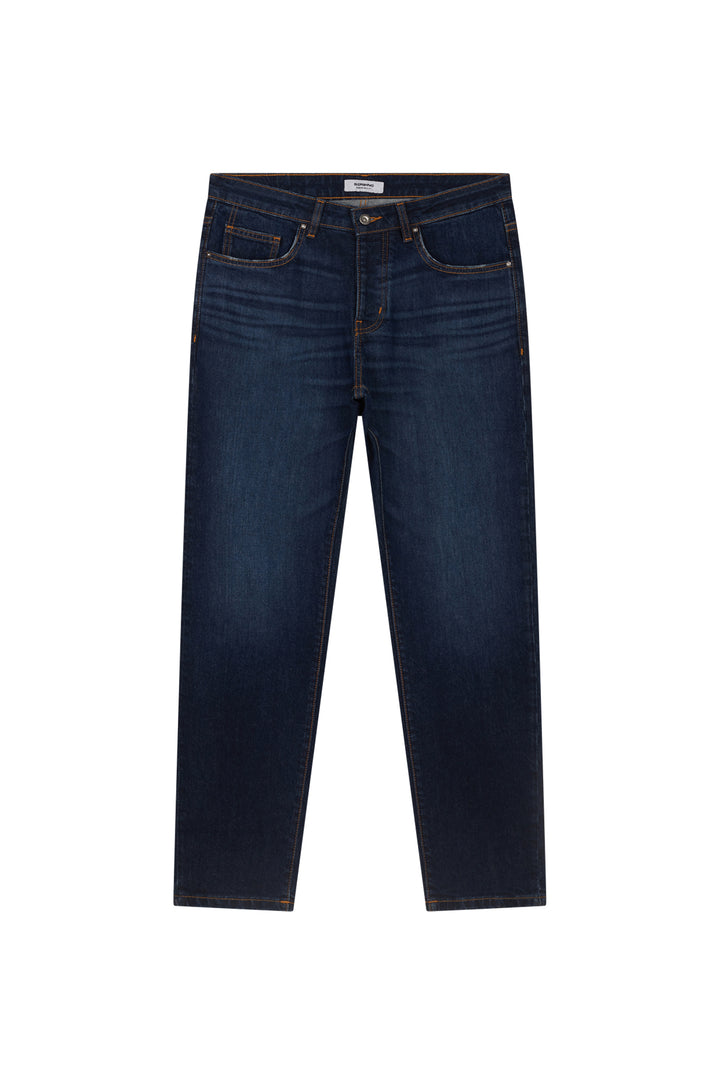 Jeans 5 tasche slim lavaggio scuro|Colore:Denim