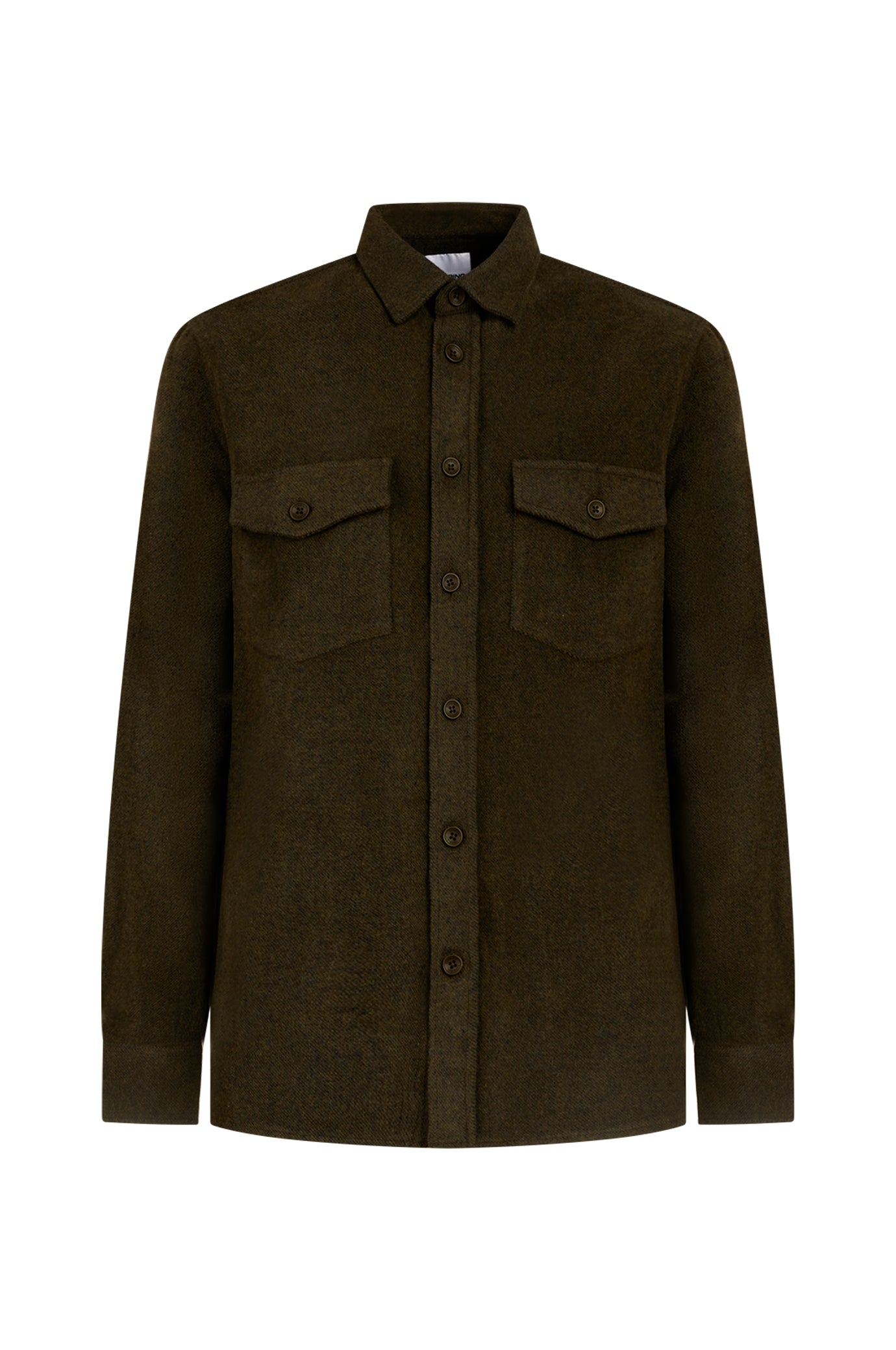 Overshirt comfort fit doppia tasca|Colore:Muschio