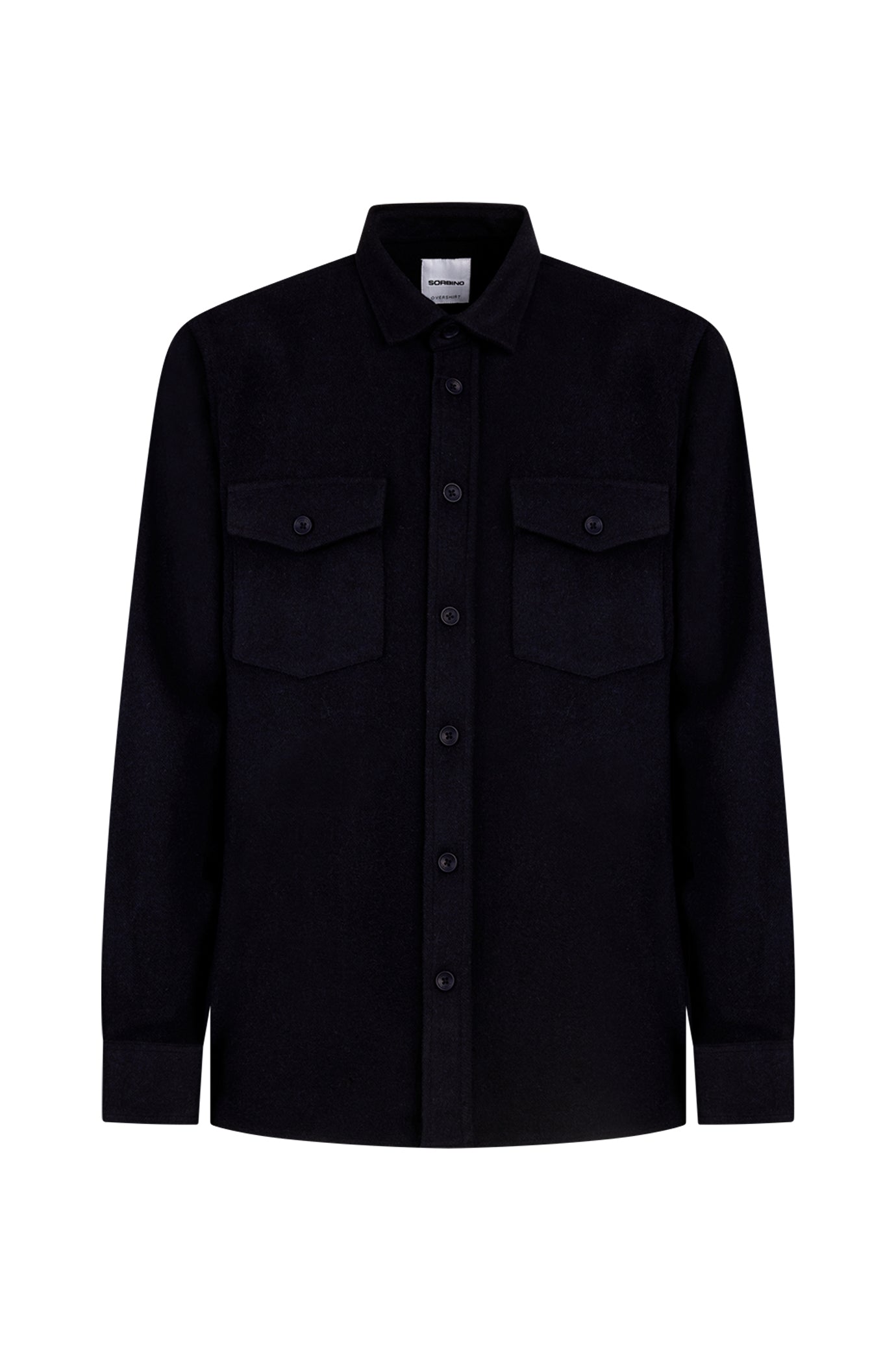 Overshirt comfort fit doppia tasca|Colore:Blu/navy