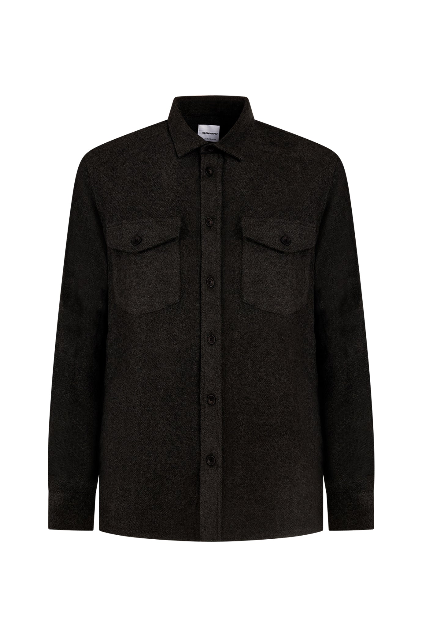 Overshirt comfort fit doppia tasca|Colore:Antracite
