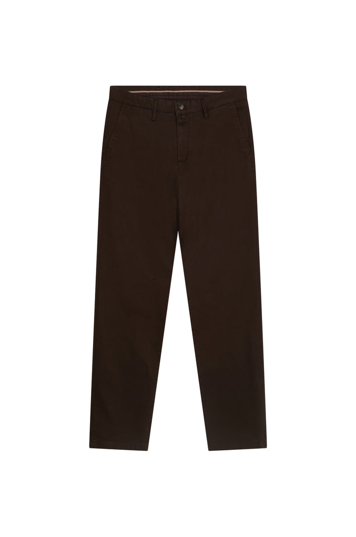 Pantaloni chinos regular fit basic|Colore:Moro