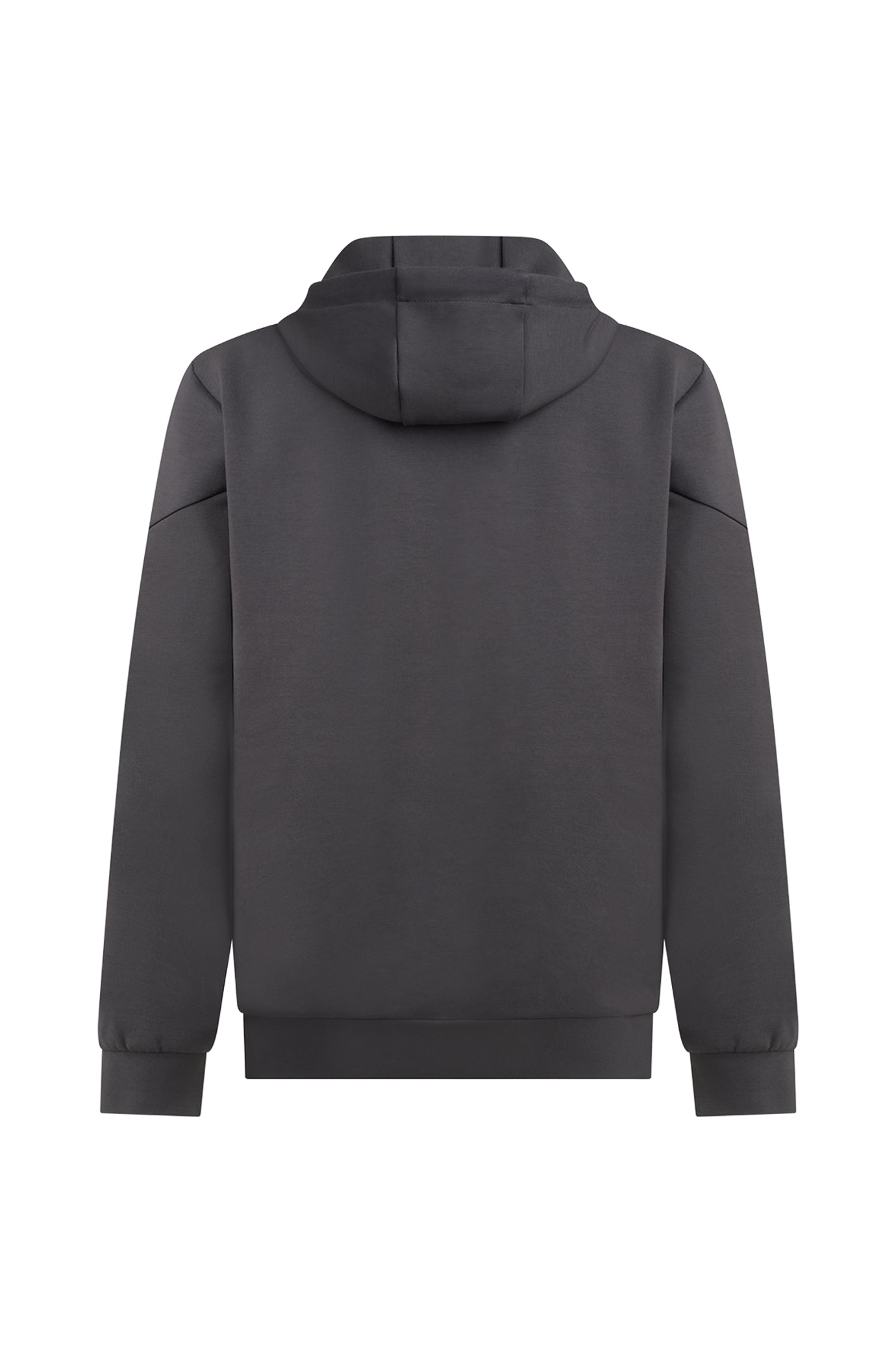 Felpa tecnica con cappuccio coordinata|Colore:Piombo